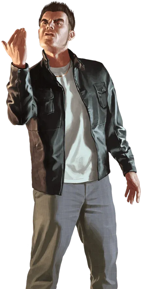 GTA-style character artwork